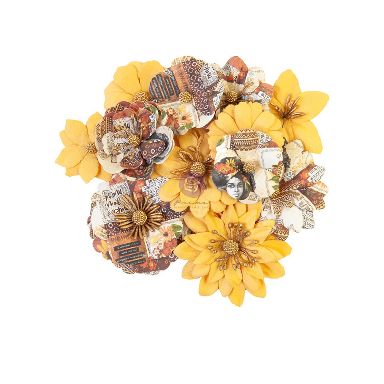 Prima Marketing Inc Prima Flowers® Diamond Collection - Colorful Beauty - 12 Pcs / 1.25-2 In 655350653262